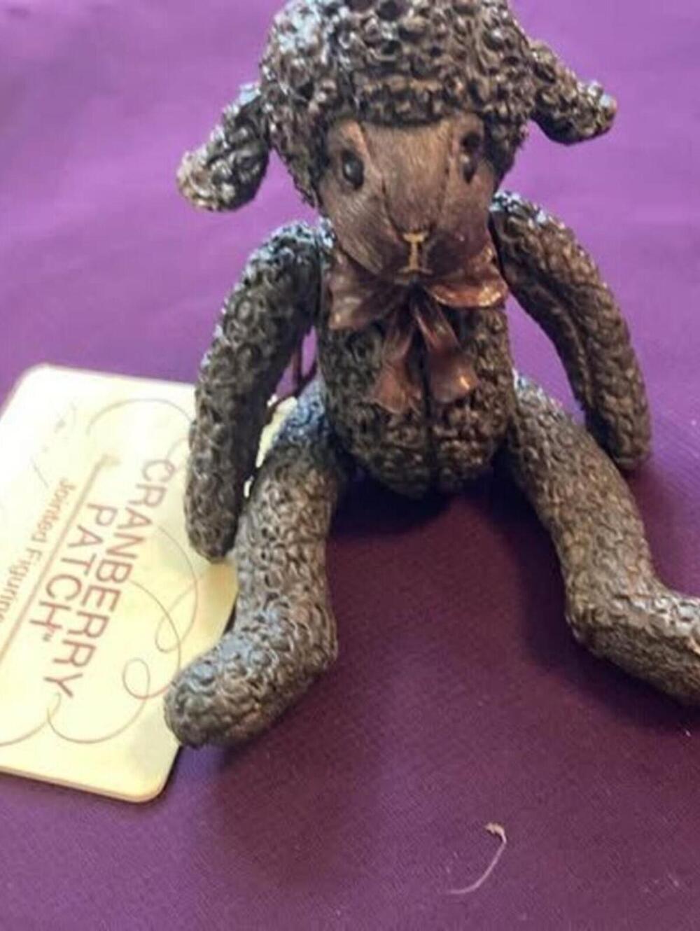 Cranberry Patch Teddy Bear Figurine